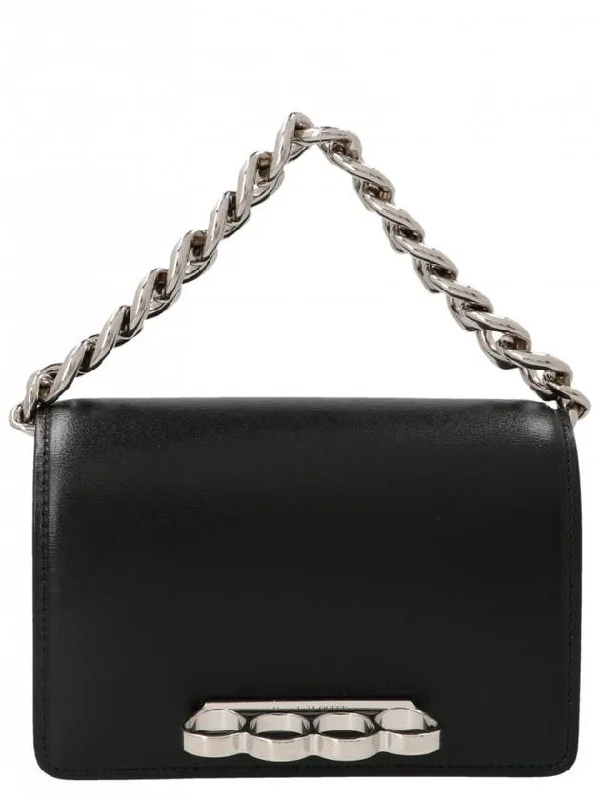 4-ring chain mini bag black