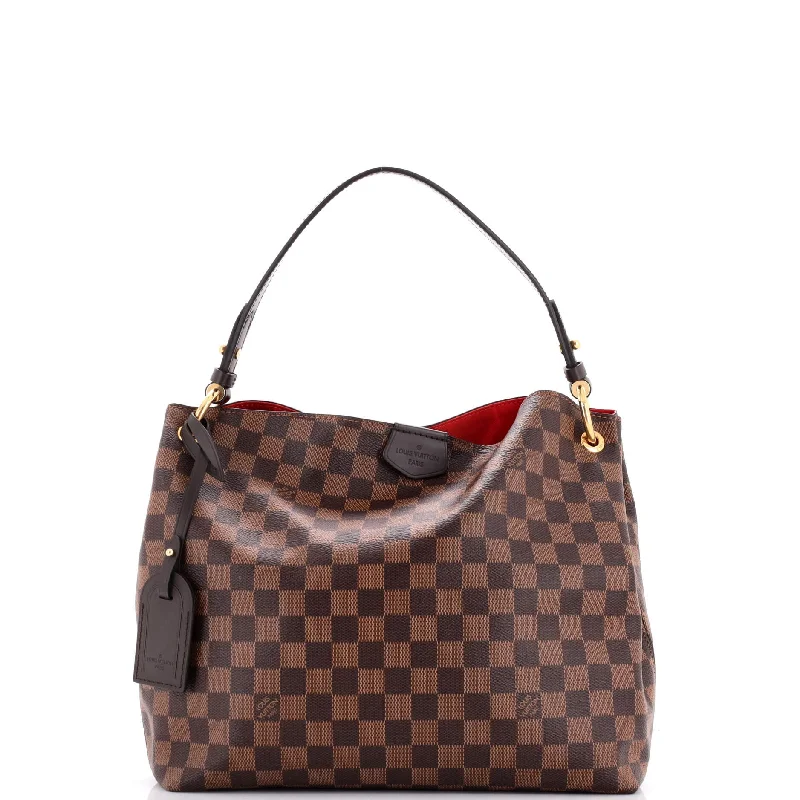 Shoulder bags with structured shapes for class -Graceful Handbag Damier PM