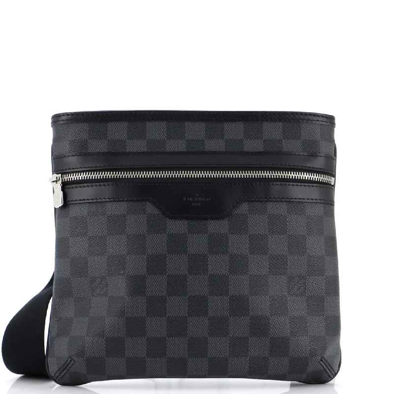 Insulated shoulder bags for keeping items cool -Thomas Handbag Damier Graphite