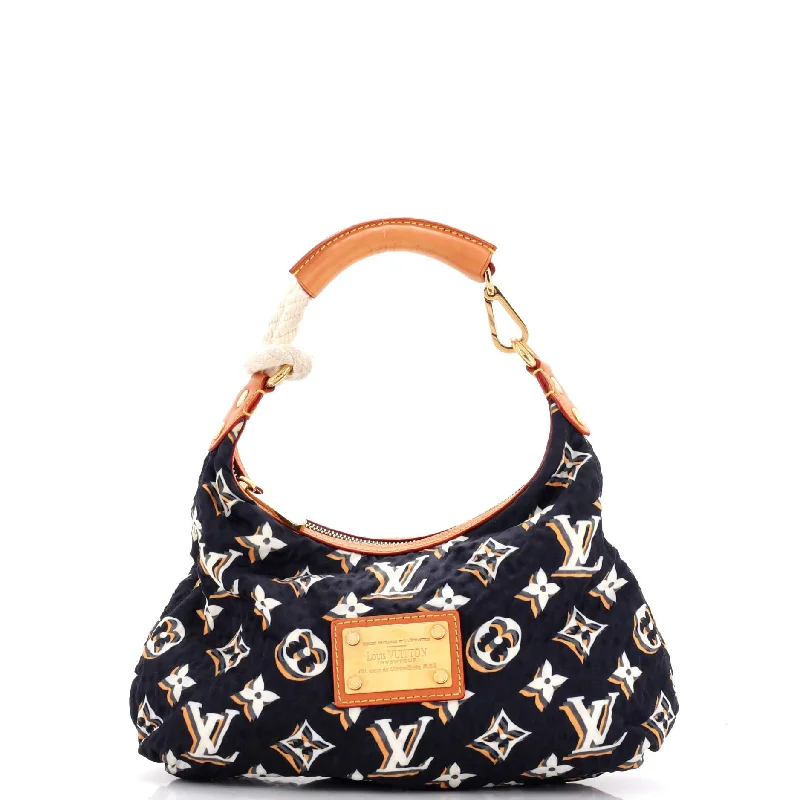 Shoulder bags with bold stripes for trendiness -Bulles Handbag Monogram Nylon PM