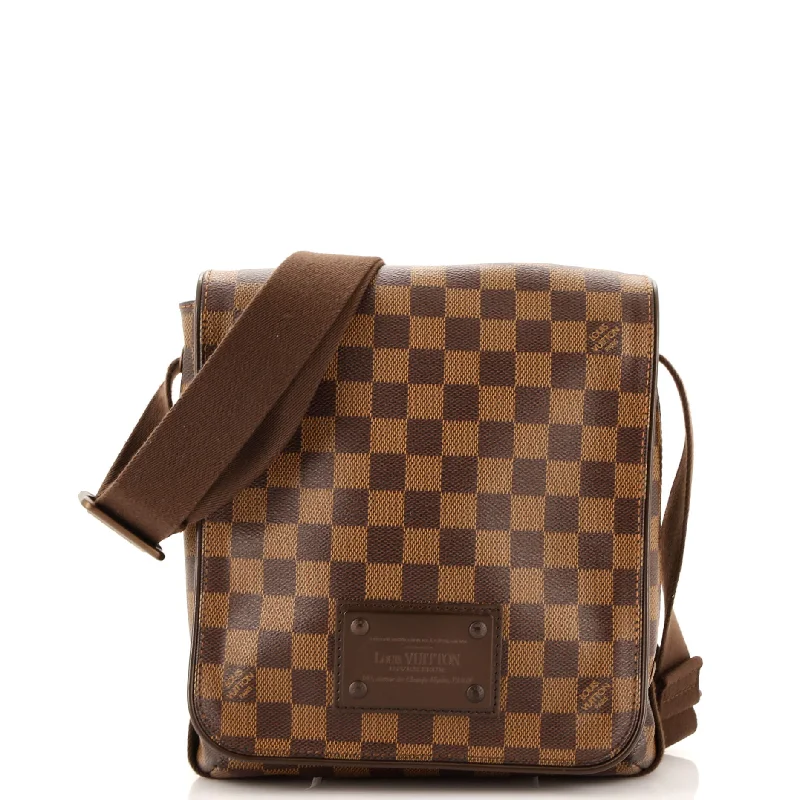 Shoulder bags with reinforced stitching for durability -Brooklyn Handbag Damier PM