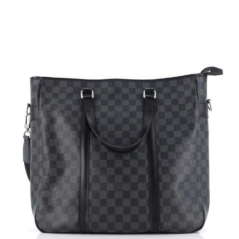 Shoulder bags with sleek black for elegance -Tadao Handbag Damier Graphite PM