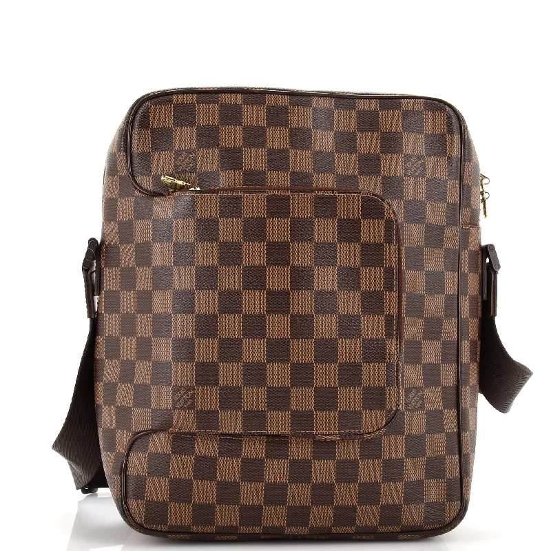 Shoulder bags with padded interiors for laptops -Olav Handbag Damier MM