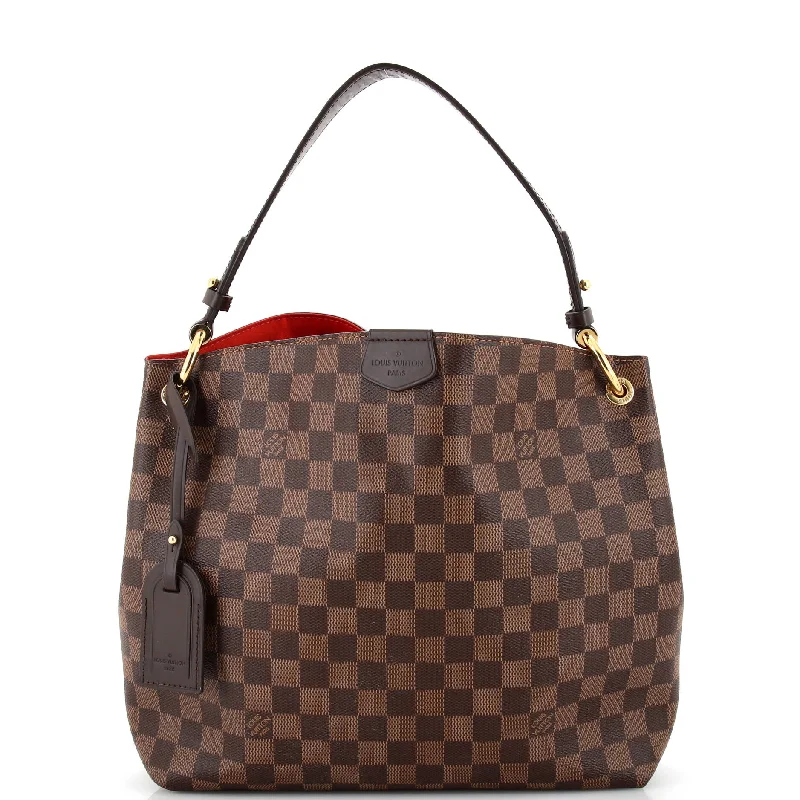 Shoulder bags with bold stripes for trendiness -Graceful Handbag Damier PM