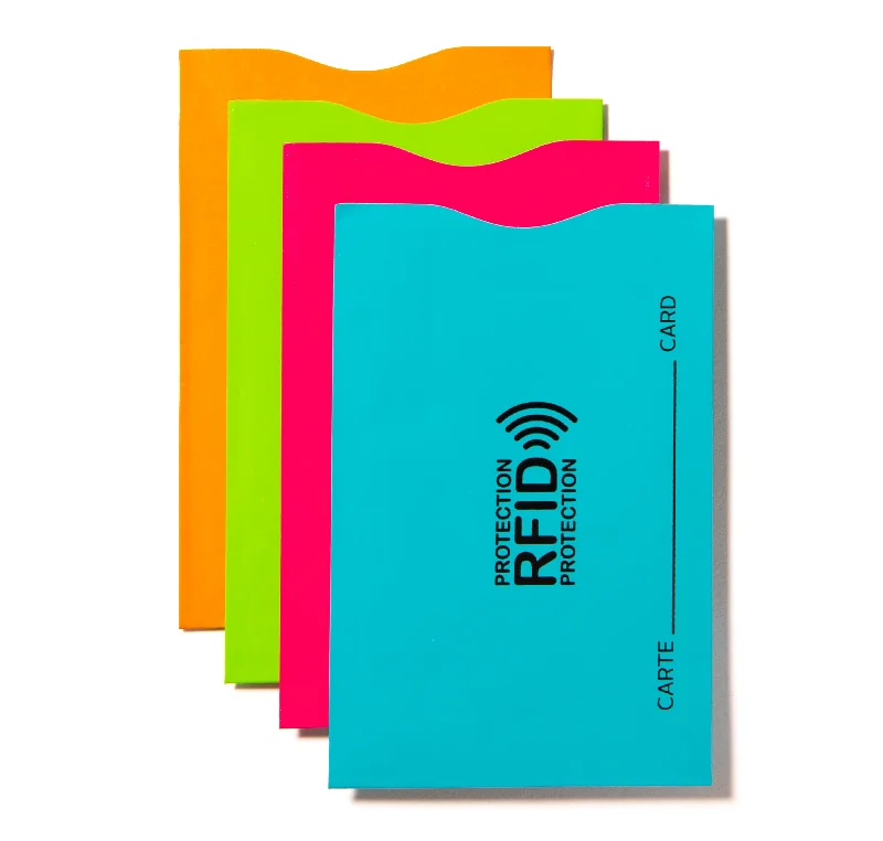 4 RFID Card Sleeves