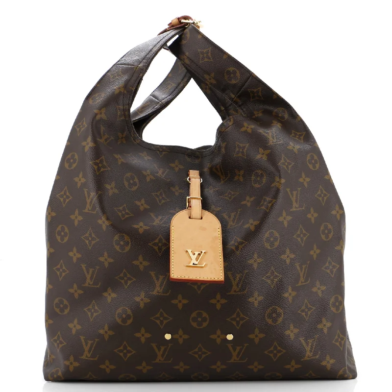 Shoulder bags with compact designs for portability -Atlantis Handbag Monogram Canvas GM