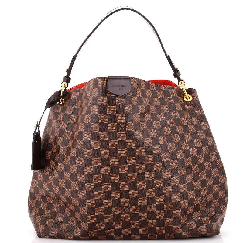 Shoulder bags with zipper closures for security -Graceful Handbag Damier MM