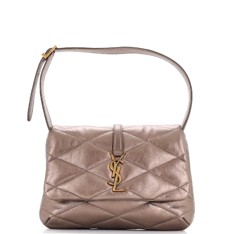 Shoulder bags with expandable sides for flexibility -Le 57 Shoulder Bag Quilted Leather