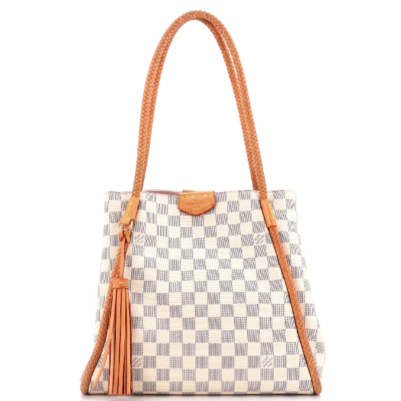 Shoulder bags with quilted leather for luxury -Propriano Handbag Damier