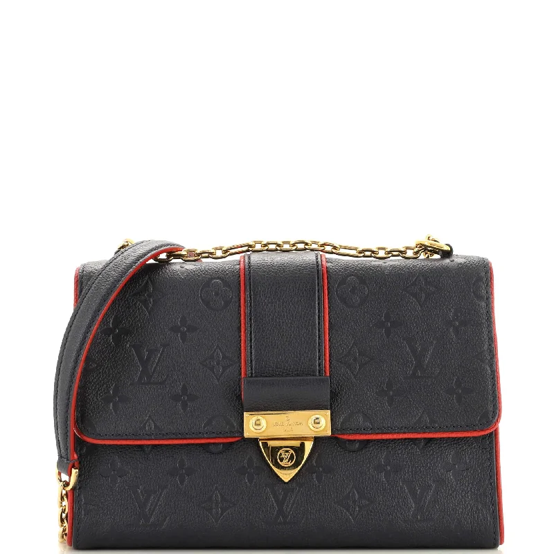 Shoulder bags with bold text for statements -Saint Sulpice Handbag Monogram Empreinte Leather PM