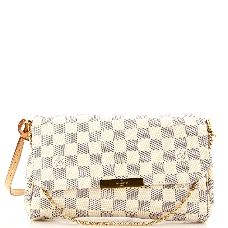 Shoulder bags with hidden pockets for security -Favorite Handbag Damier MM