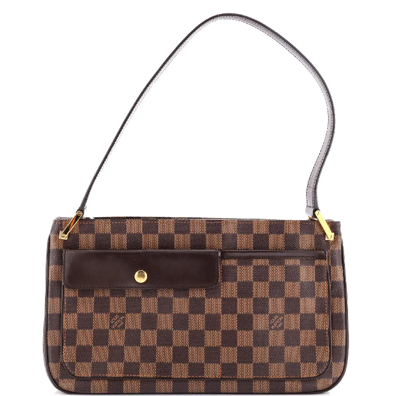 Shoulder bags with holiday themes for festivities -Aubagne Bag Damier