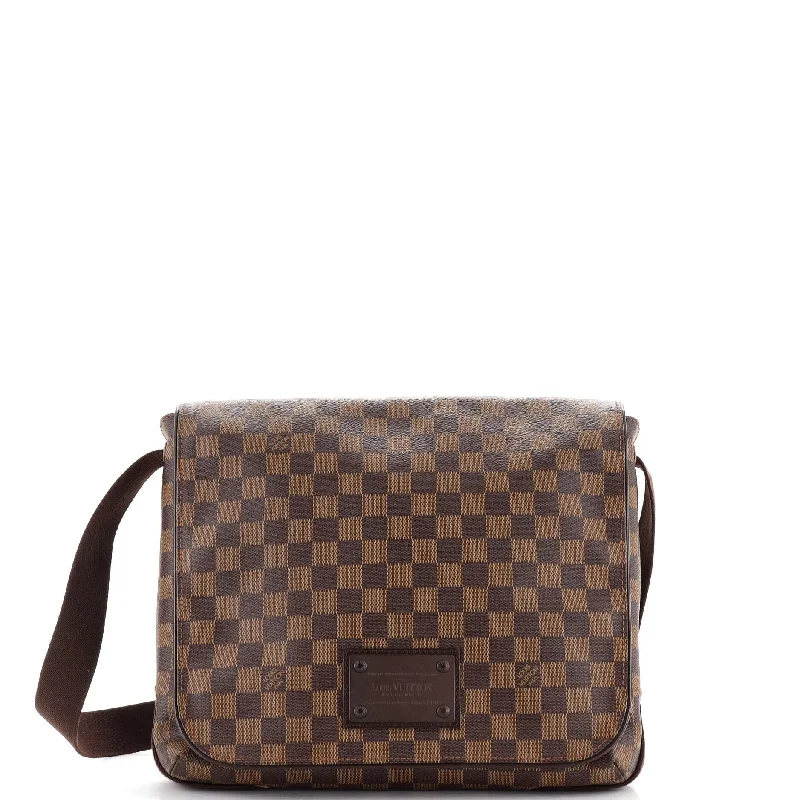 Reversible shoulder bags offering two chic looks -Brooklyn Handbag Damier MM