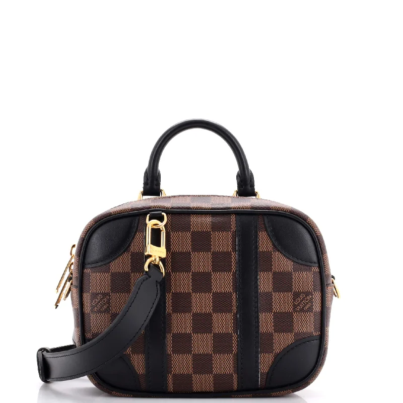 Shoulder bags with soft leather for luxury -Valisette Souple Handbag Damier BB