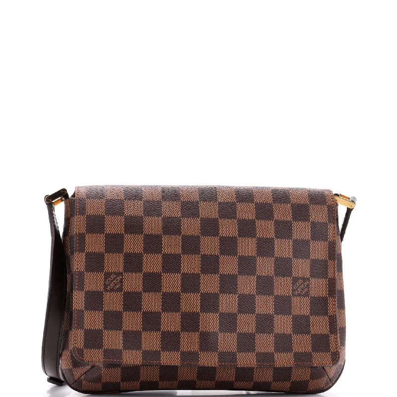 Shoulder bags with animal prints for flair -Musette Tango Handbag Damier