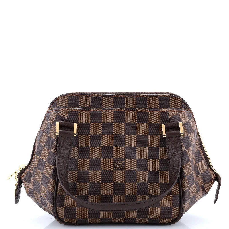 Shoulder bags with soft leather for luxury -Belem Handbag Damier PM