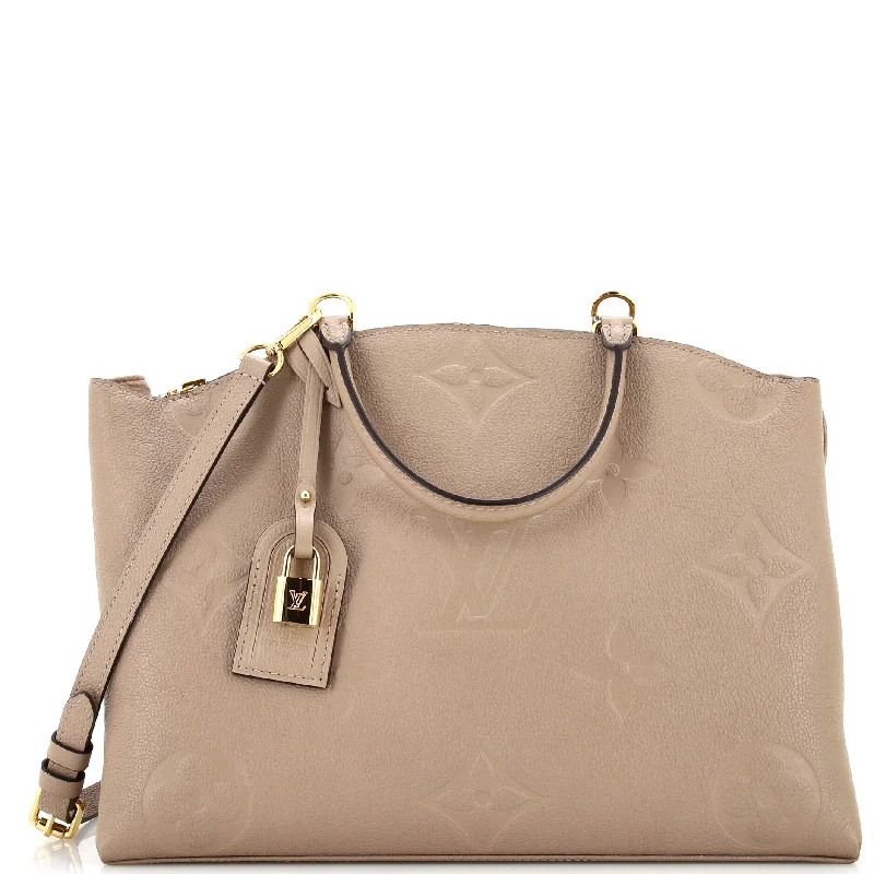 Shoulder bags with lightweight nylon for ease -Grand Palais Handbag Monogram Empreinte Giant