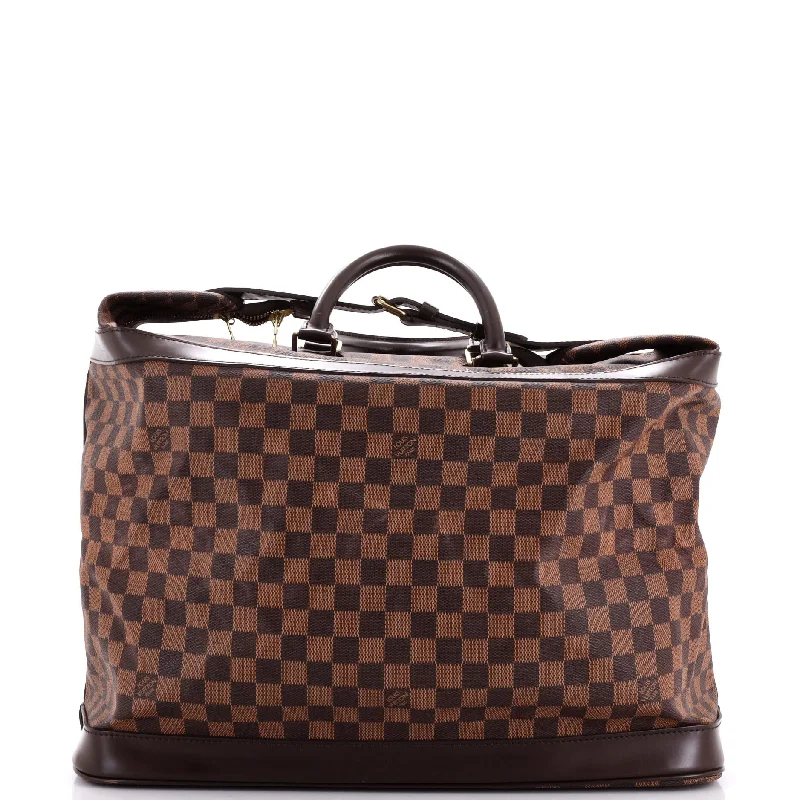 Shoulder bags with quilted leather for luxury -Grimaud Handbag Damier