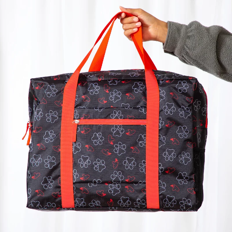 Paw Print Durable Travel Bag