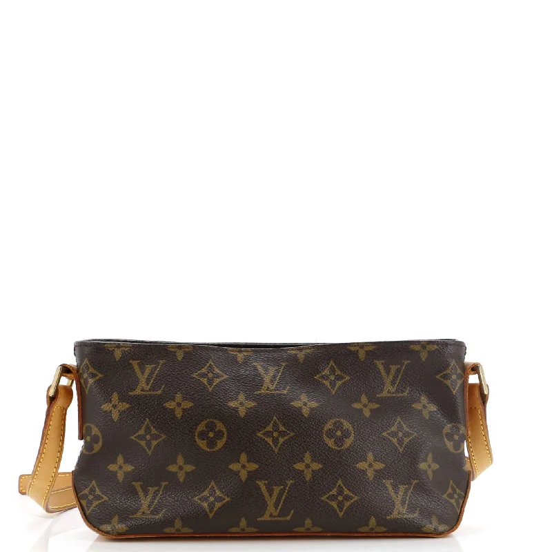 Shoulder bags with seasonal prints for holidays -Trotteur Handbag Monogram Canvas