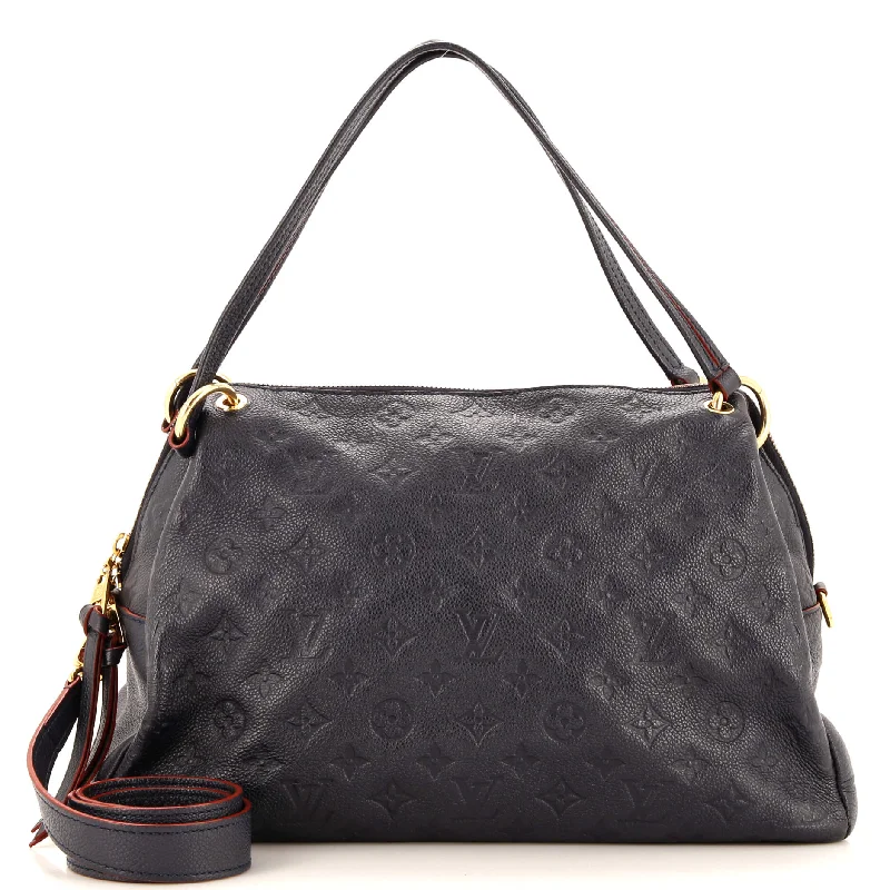 Shoulder bags with metallic finishes for shine -Ponthieu Handbag Monogram Empreinte Leather PM