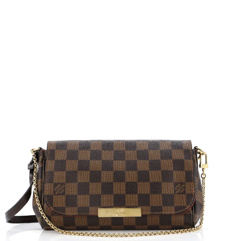 Shoulder bags with laptop sleeves for work -Favorite Handbag Damier PM