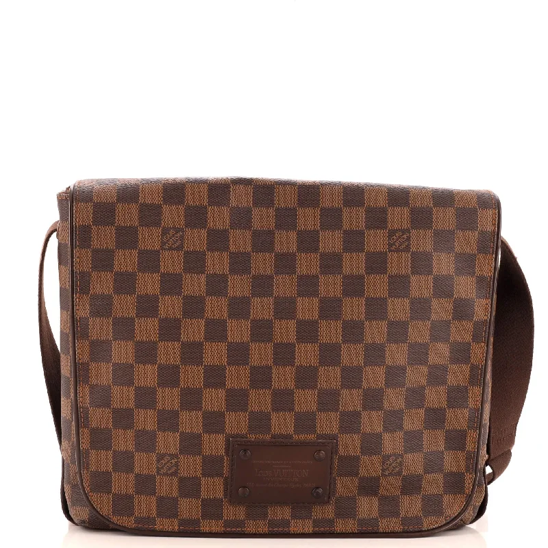 Shoulder bags with reinforced stitching for durability -Brooklyn Handbag Damier MM