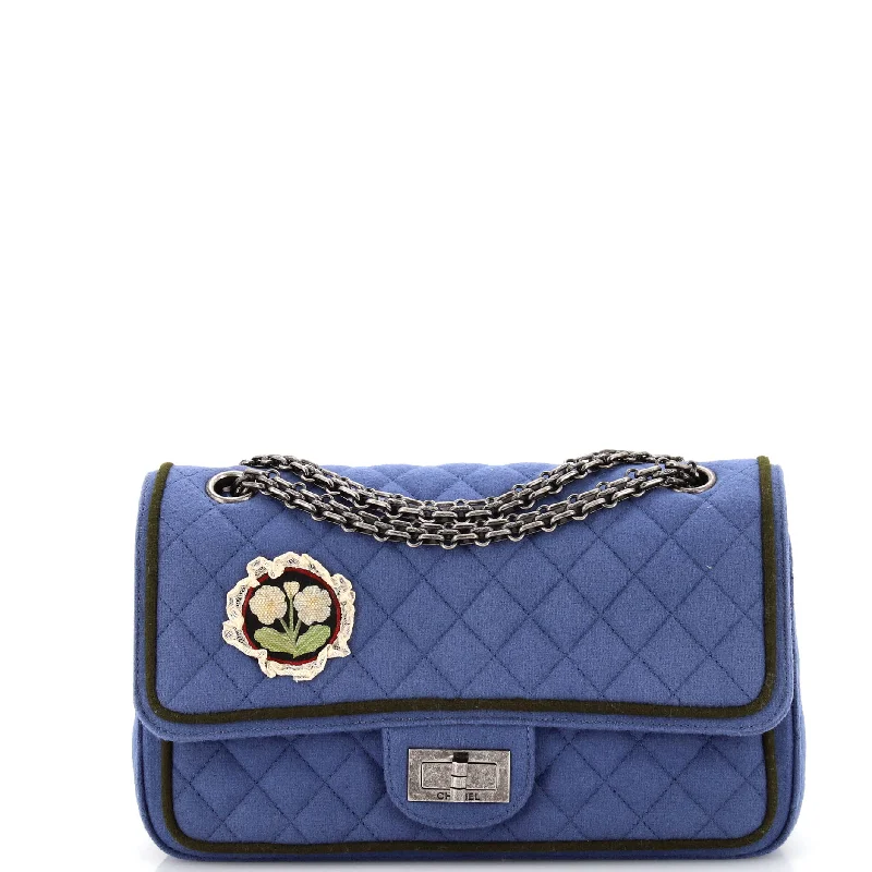 Shoulder bags with bold text for statements -Paris-Salzburg Reissue 2.55 Flap Bag Quilted Wool 225