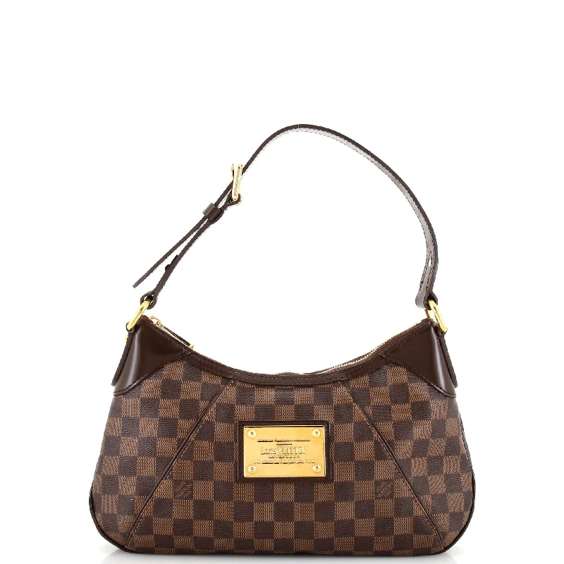 Shoulder bags with double straps for strength -Thames Handbag Damier PM