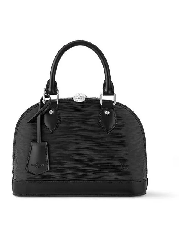 Alma BB Epi Shoulder Bag Black