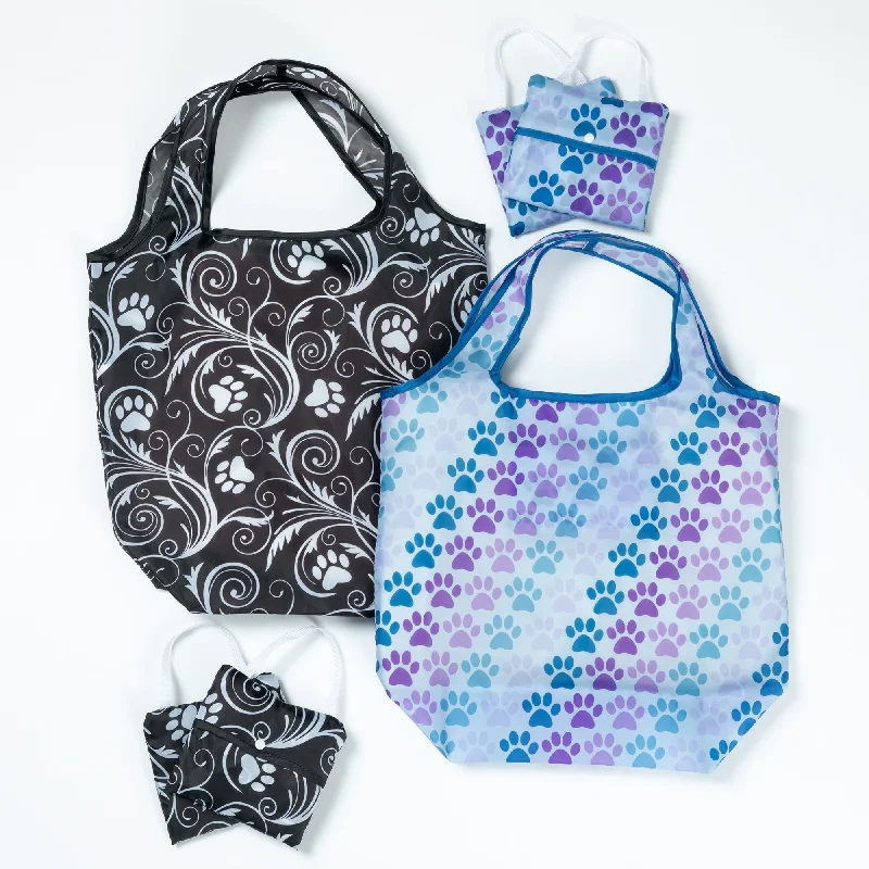 Paws & Pets Compact Shopping Bags - Set of 3