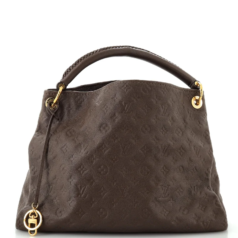 Shoulder bags with bold checks for trend -Artsy Handbag Monogram Empreinte Leather MM