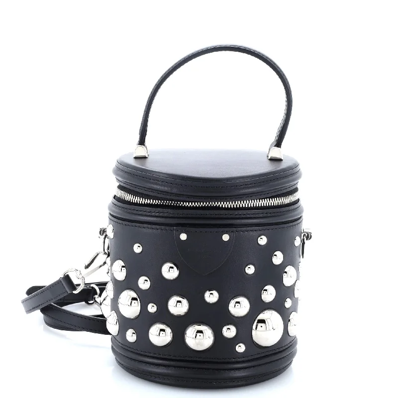 Shoulder bags with perforated details for style -Cannes Handbag Yayoi Kusama Embellished Leather