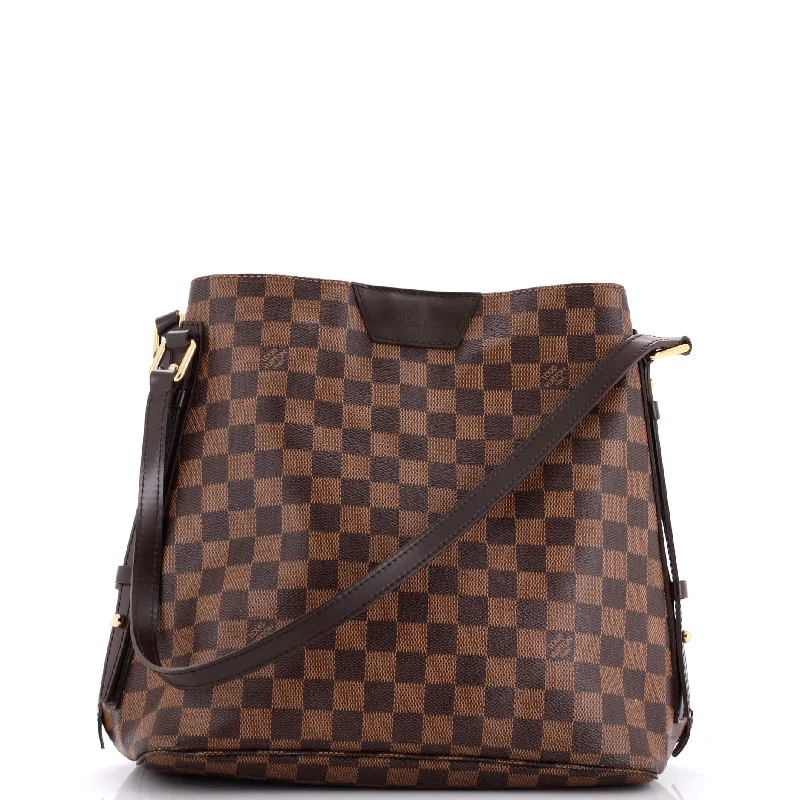 Shoulder bags with elegant gold-tone hardware -Cabas Rivington Damier