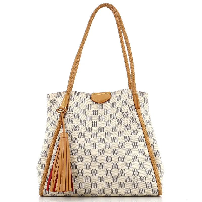 Shoulder bags with laptop sleeves for work -Propriano Handbag Damier