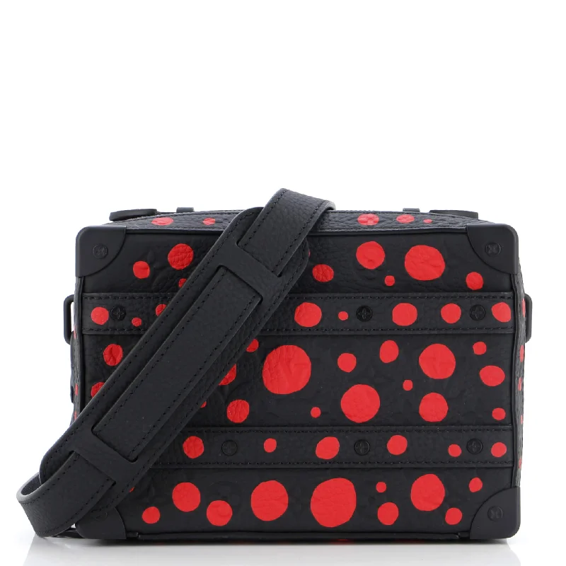 Shoulder bags with sturdy bases for support -Handle Soft Trunk Bag Yayoi Kusama Infinity Dots Monogram Taurillon Leather