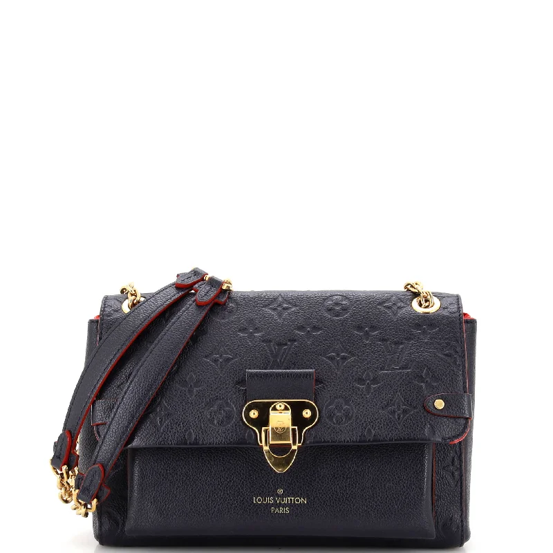 Shoulder bags with subtle embroidery for detail -Vavin Handbag Monogram Empreinte Leather PM