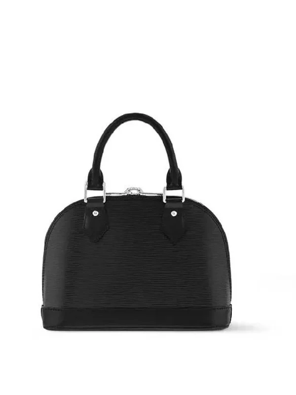 Alma BB Epi Shoulder Bag Black