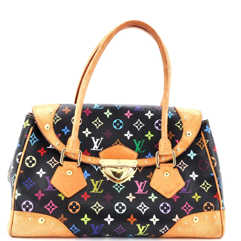 Shoulder bags with denim fabric for casual -Beverly Handbag Monogram Multicolor GM