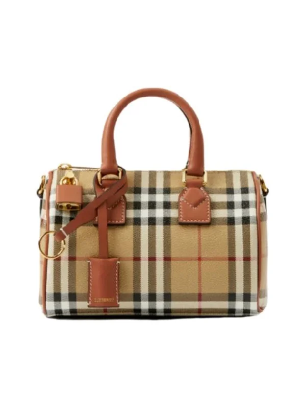 24SS Mini Check Bowling Bag 8071357 A9534