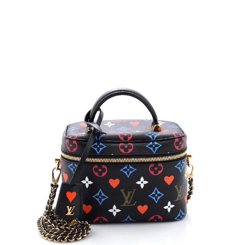 Reversible shoulder bags offering two chic looks -Vanity Handbag Limited Edition Game On Multicolor Monogram PM