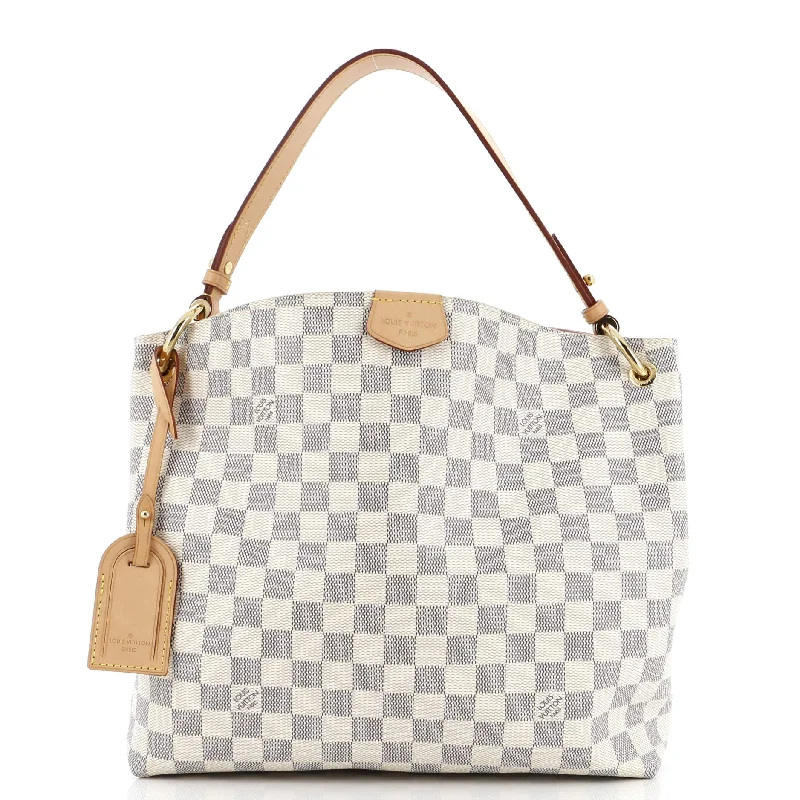 Shoulder bags with soft fabric for comfort -Graceful Handbag Damier PM