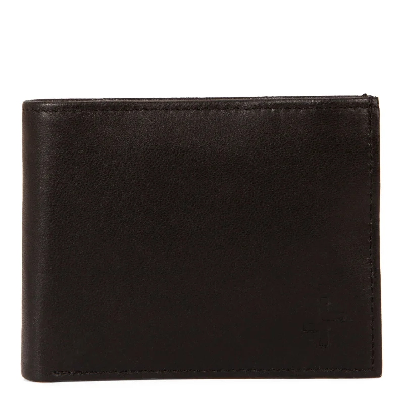 Leather RFID Double Center Wing Wallet