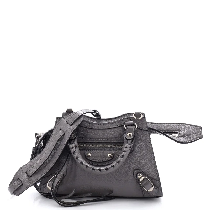 Shoulder bags with inner compartments for essentials -Neo Classic City Bag Leather Mini