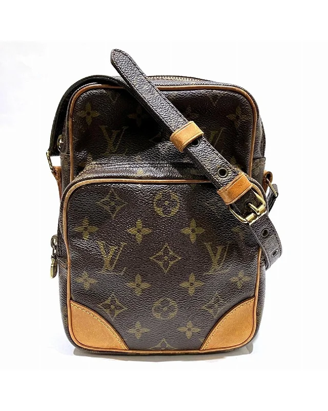 Best tote bags with fun, quirky shapes for a bold and creative look-Authentic Louis Vuitton Monogram Crossbody Shoulder Bag