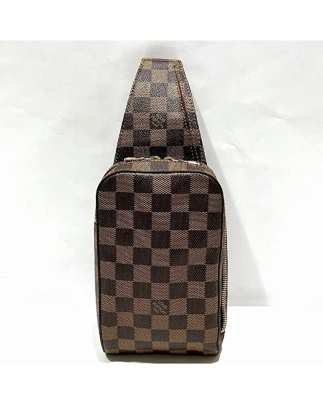 Best tote bags with plush faux fur for a cozy and trendy finish-Authentic Louis Vuitton Canvas Belt Bag in Damier Design