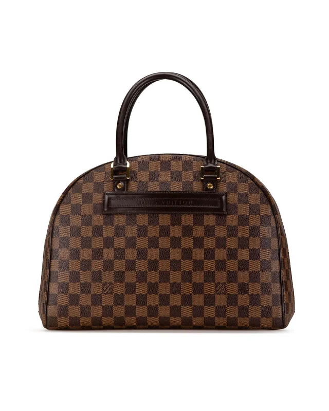 Tote bags with printed patterns for a creative, custom look-Authentic Louis Vuitton Damier Canvas Nolita Travel Bag