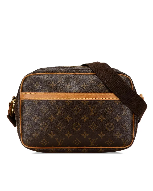 Best tote bags with water-resistant nylon for durability in any weather-Louis Vuitton Marcel Crossbody Bag Monogram Canvas Brown