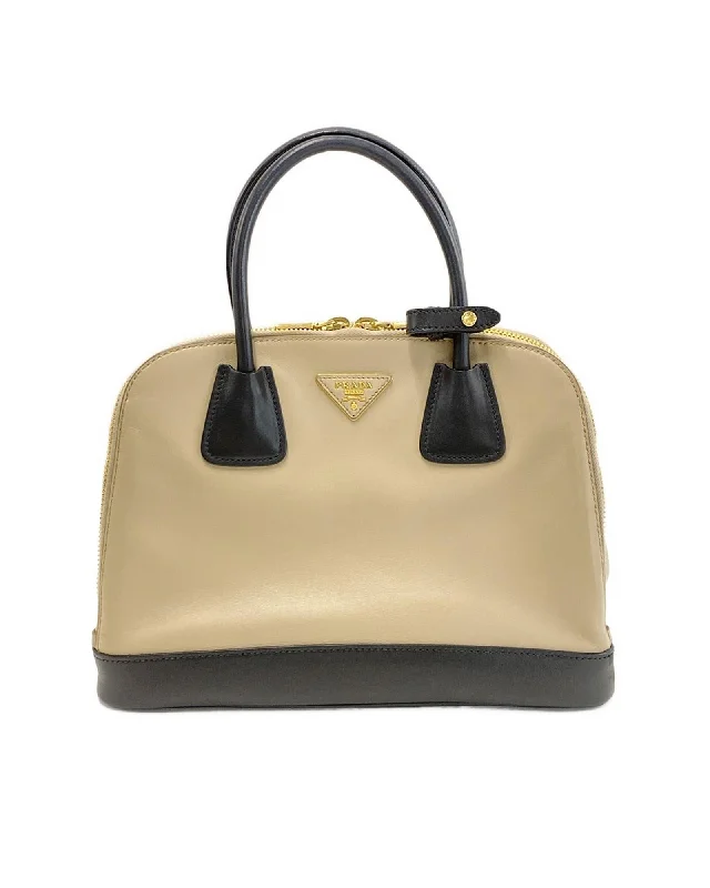 Tote bags with geometric accents for a contemporary and fashionable look-Soft Calf Leather Double Zip Satchel