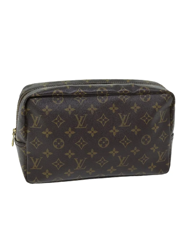 Tote bags with minimalist designs for a sleek and modern look-Monogram Canvas Clutch Bag